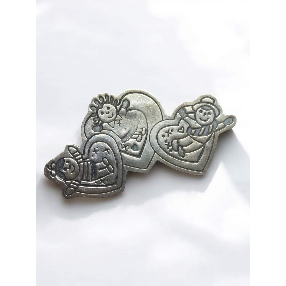 Vintage Sterling Silver Save the Children Brooch
